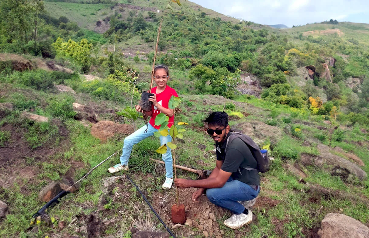 tree plantation on birthday