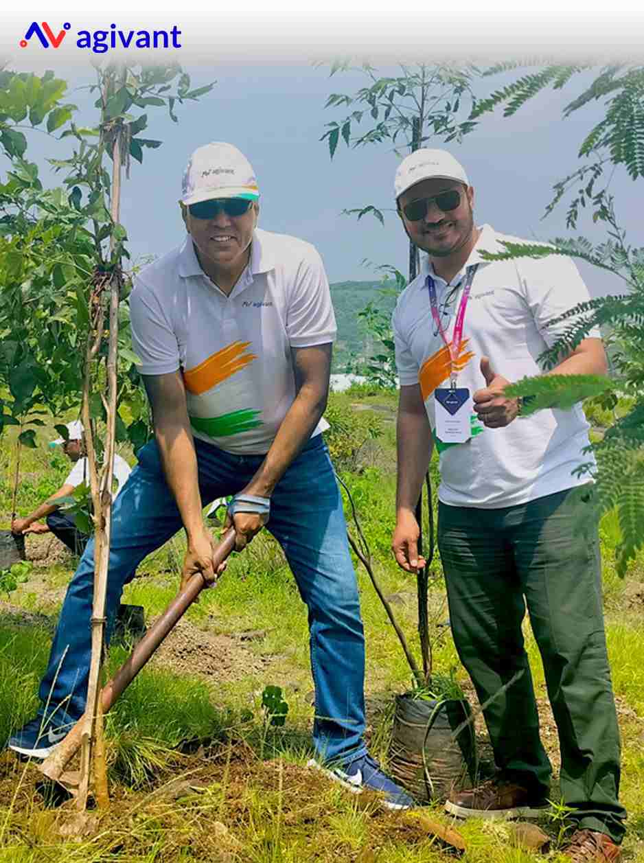 Volunteers planting trees in Pune and across India