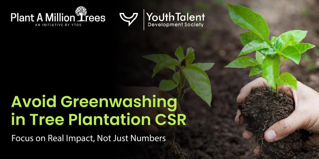avoid greenwashing in tree plantation csr