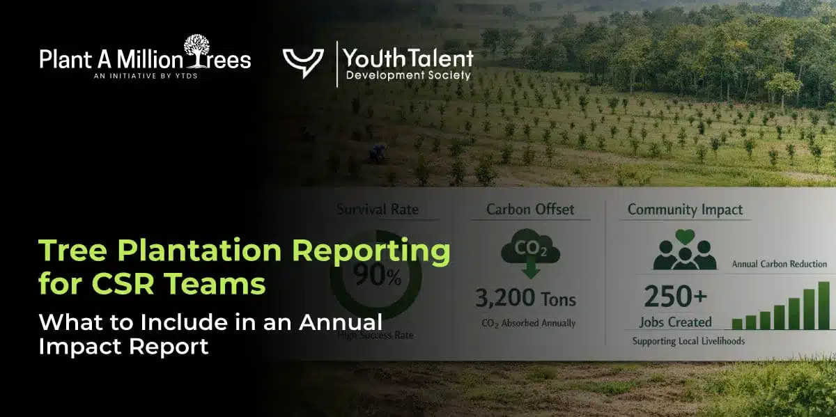 Tree Plantation Reporting for CSR Teams: What to Include in an Annual Impact Report