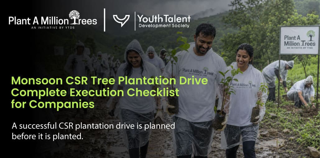 mansoon csr tree plantation drive
