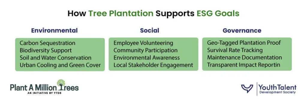 How tree plantation supports ESG goals