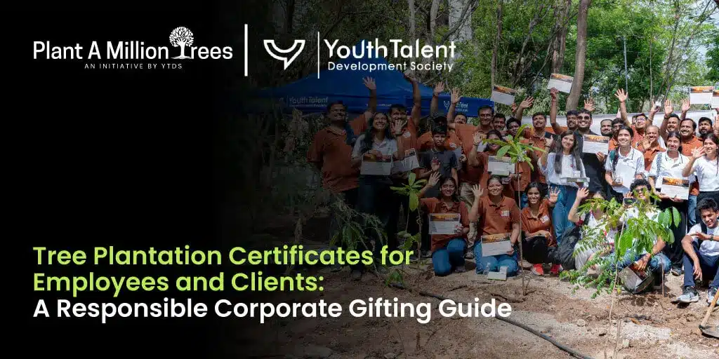 Tree Plantation Certificates for Employees and Clients